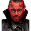 Halloween Duivel Schmink Set met Hoorns – Rood & Zwart