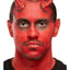 Halloween Duivel Schmink Set met Hoorns – Rood & Zwart