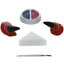 Halloween Duivel Schmink Set met Hoorns – Rood & Zwart