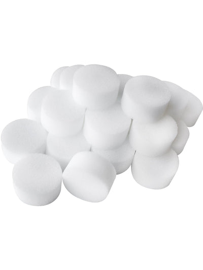 Schminksponsjes Wit – 25 Stuks