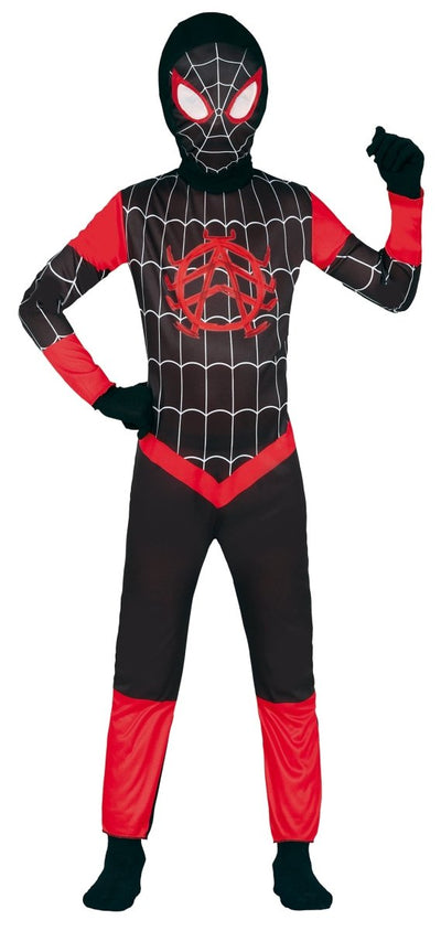 Spider-Man Kostuum Zwart/Rood Jongen – met Masker
