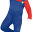 Super Mario Kostuum Heren – Deluxe Rood/Blauw met Jumpsuit & Hoed