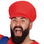 Super Mario Kostuum Heren – Deluxe Rood/Blauw met Jumpsuit & Hoed