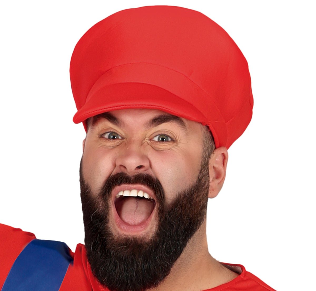 Super Mario Kostuum Heren – Deluxe Rood/Blauw met Jumpsuit & Hoed