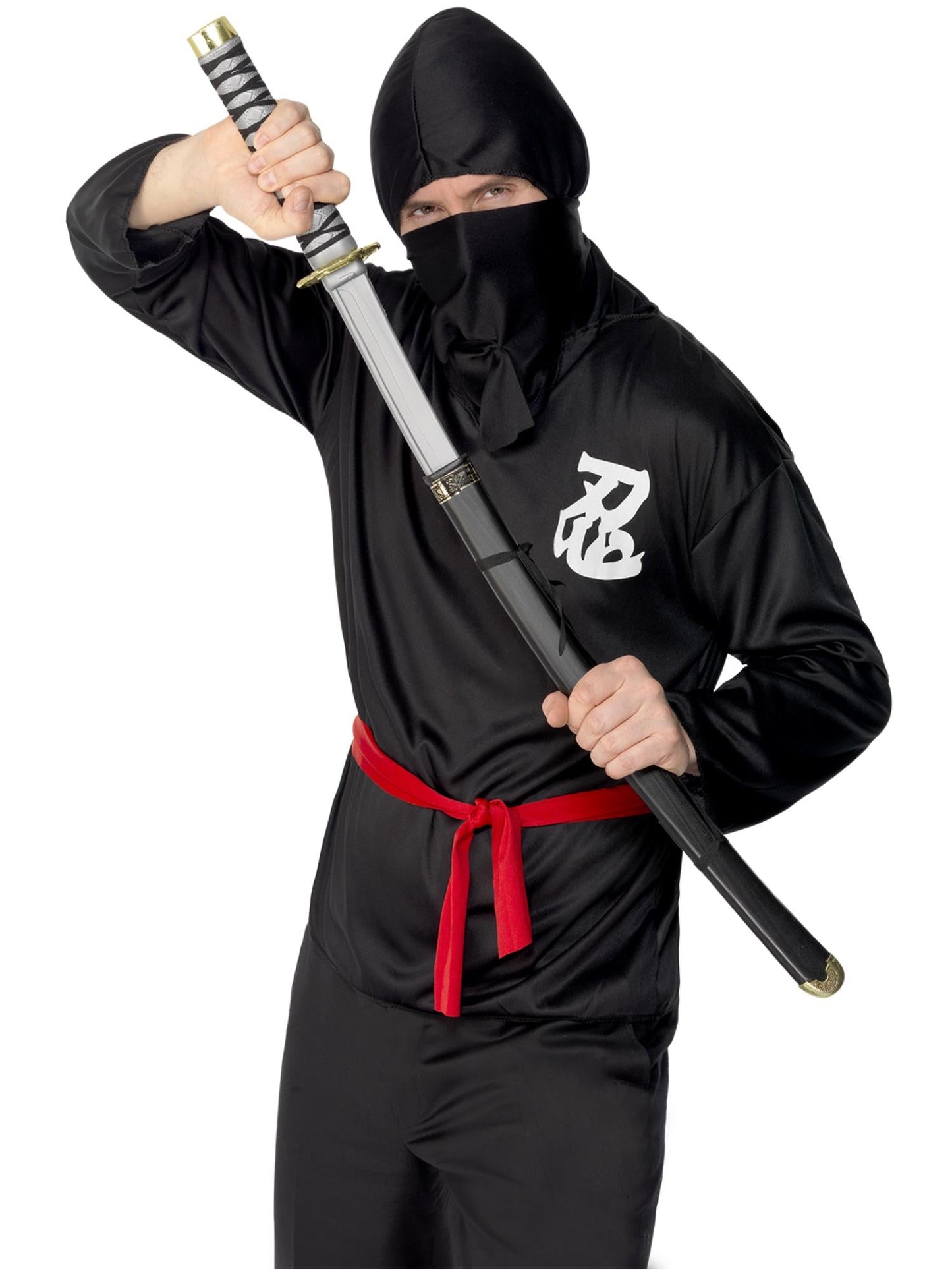 Ninja Zwaard met Schede 73 cm – Grijs