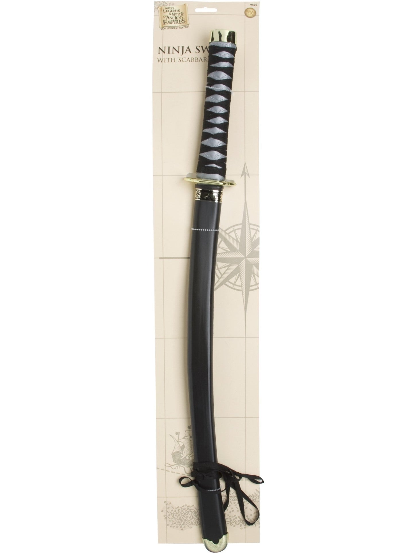 Ninja Zwaard met Schede 73 cm – Grijs