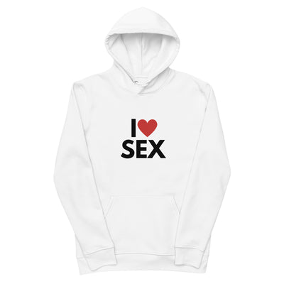 I Love Sex hoodie UniSEKS