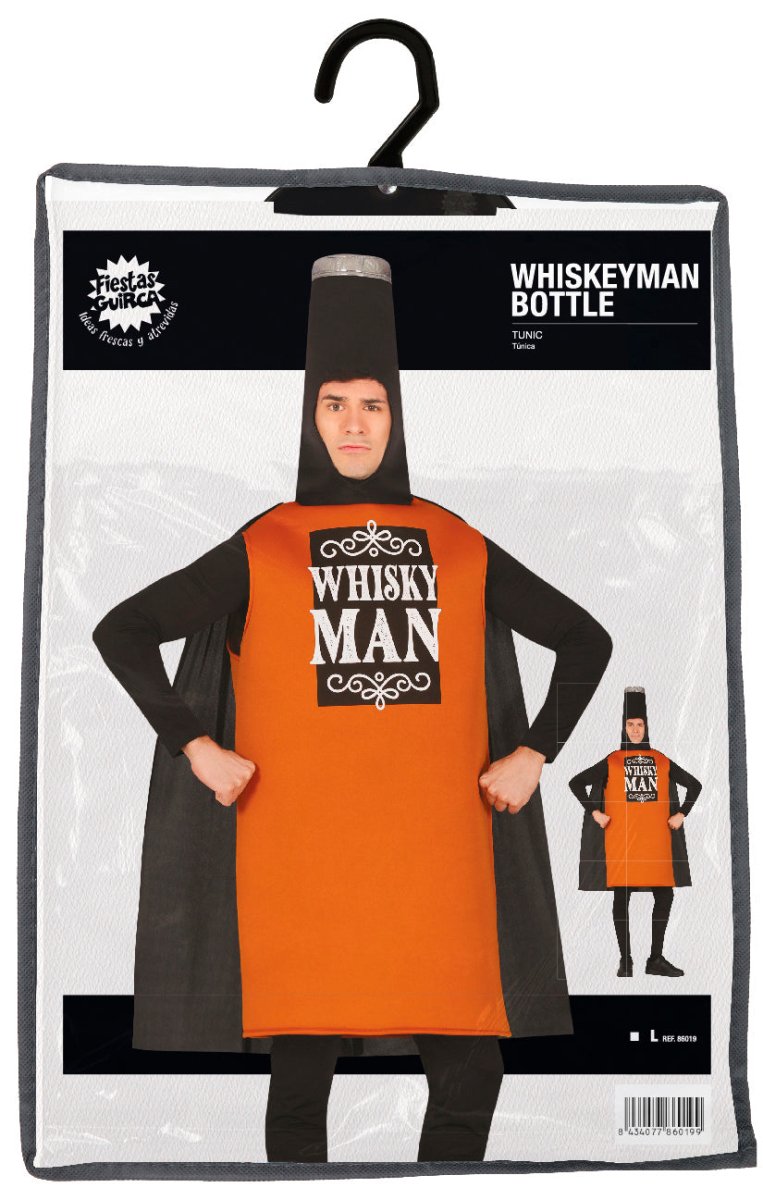 Whisky Fles Kostuum Heren – “Whisky Man” Grappig Flespak