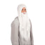 Tovenaar Pruik met Baard – Lang Wit
