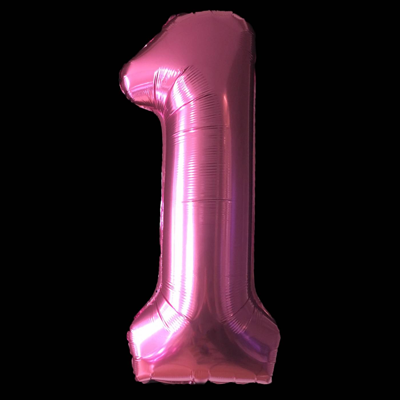 Cijfer Ballon Roze - 97cm - Cijfer 1