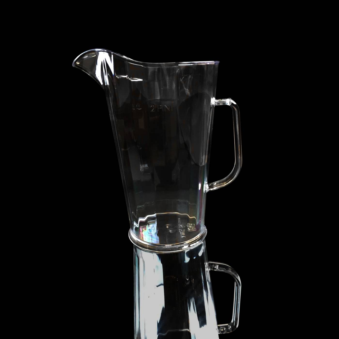 Kunststof pitcher - 1,1 liter - Transparant