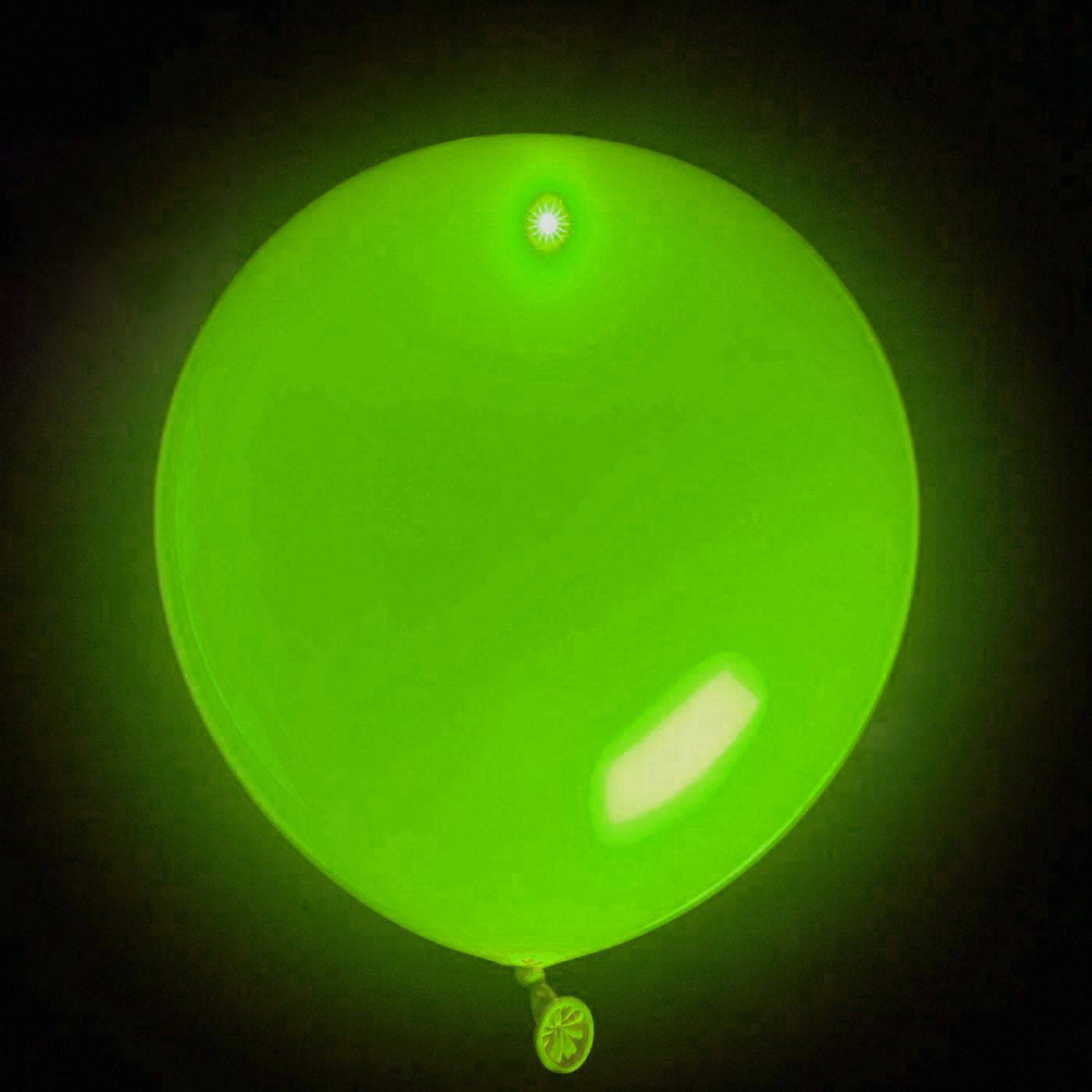 LED Ballon Groen (5 stuks)