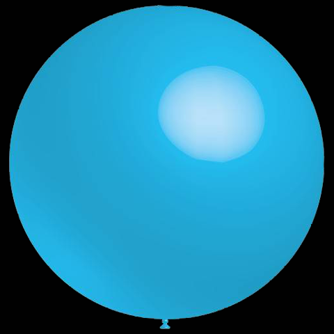 Lichtblauwe Ballonnen - 60cm