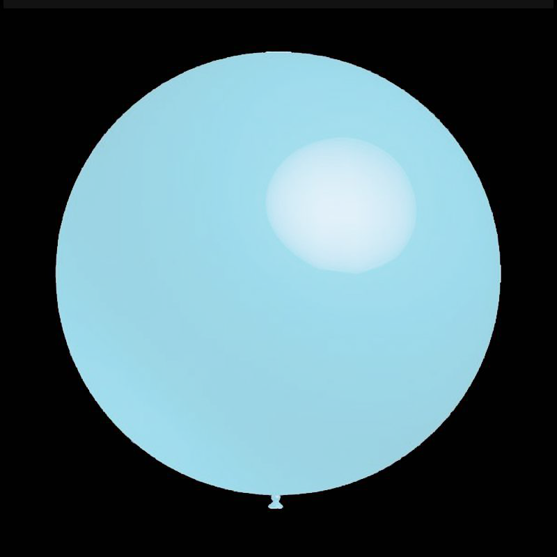 Blauwe ballonnen - Pastel rond - 30cm (100 stuks)