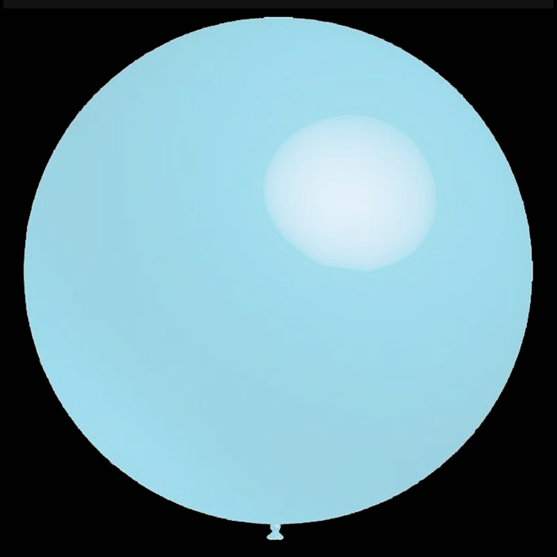 Blauw Ballonnen - Pastel - 91cm