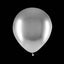 Zilveren ballonnen - Chrome - 30cm (50 Stuks)
