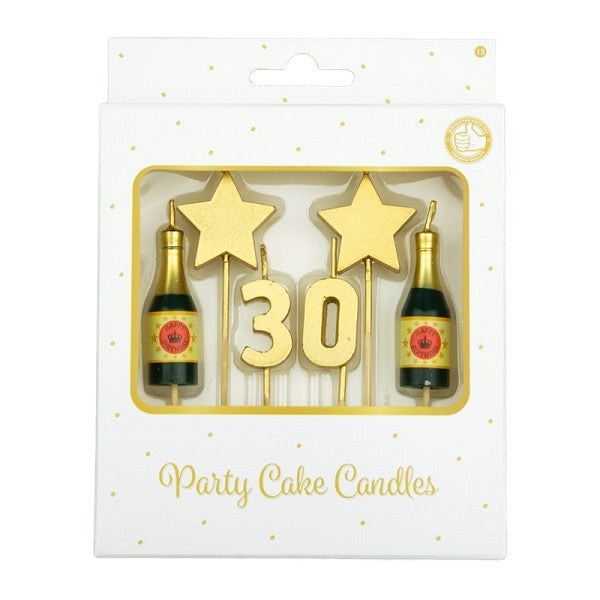 Party Cake Candles - 30 Jaar