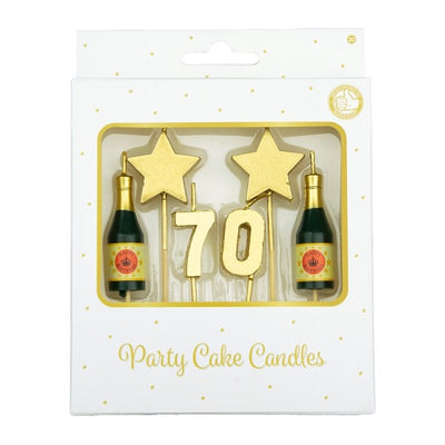 Party Cake Candles - 70 Jaar