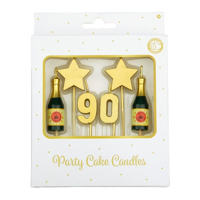 Party Cake Candles - 90 Jaar