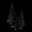 Zwarte kerstboom - 210cm