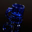 Fluoreszierende blaue Schnapsgläser - 2,5 cl (10 Stück)