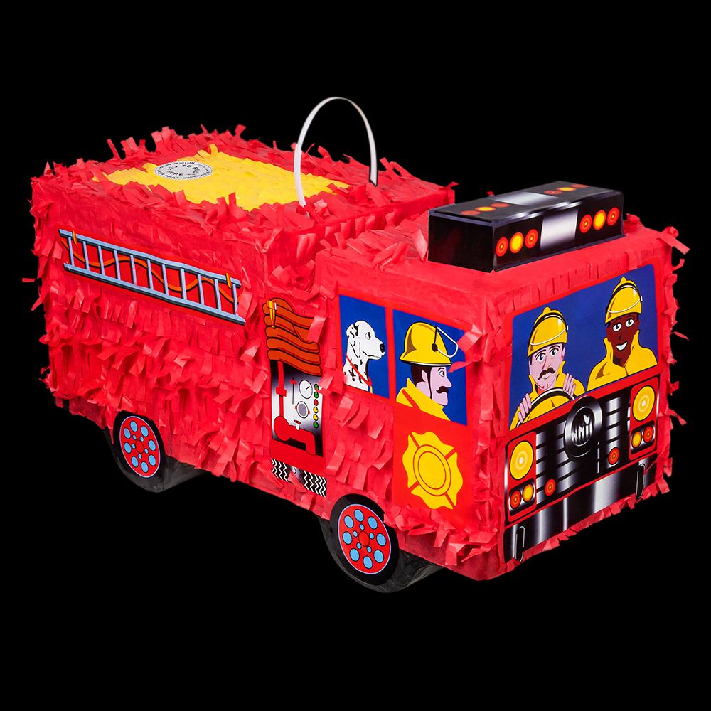 Feuerwehrauto-Piñata