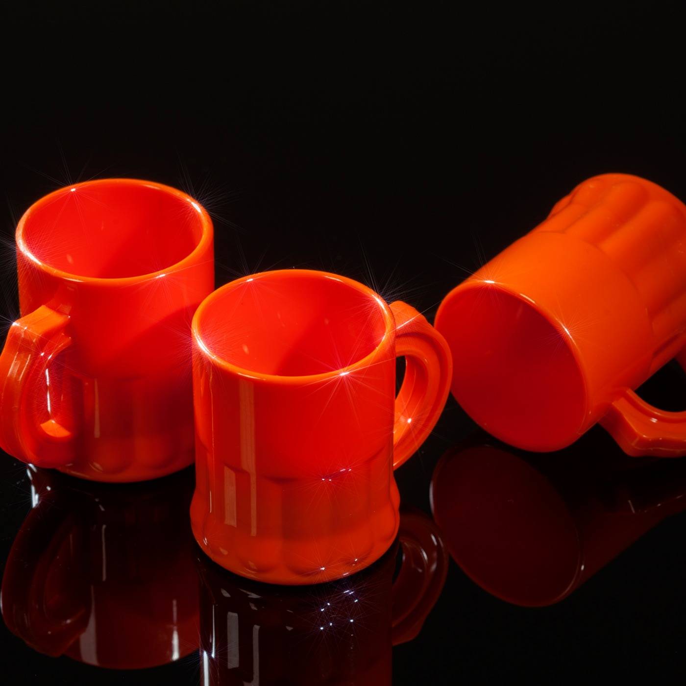 Shotglas oranje (10 stuks)