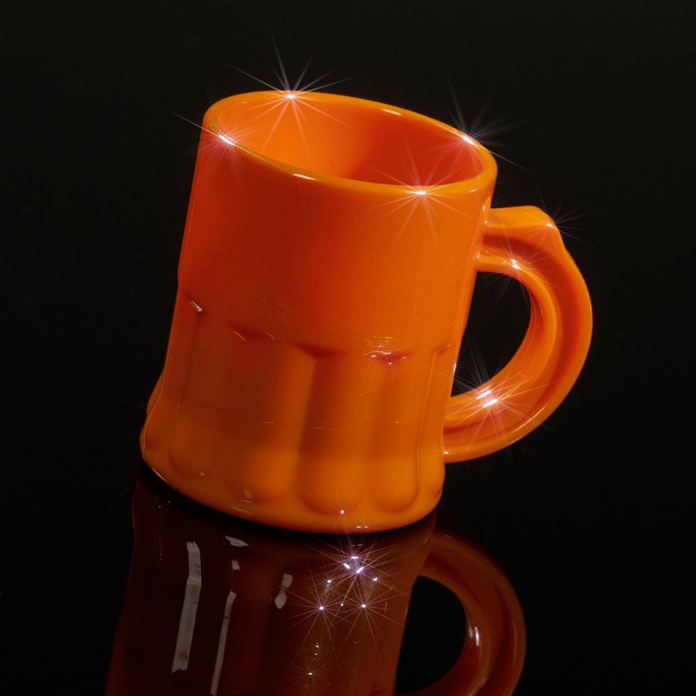 Shotglas oranje (10 stuks)