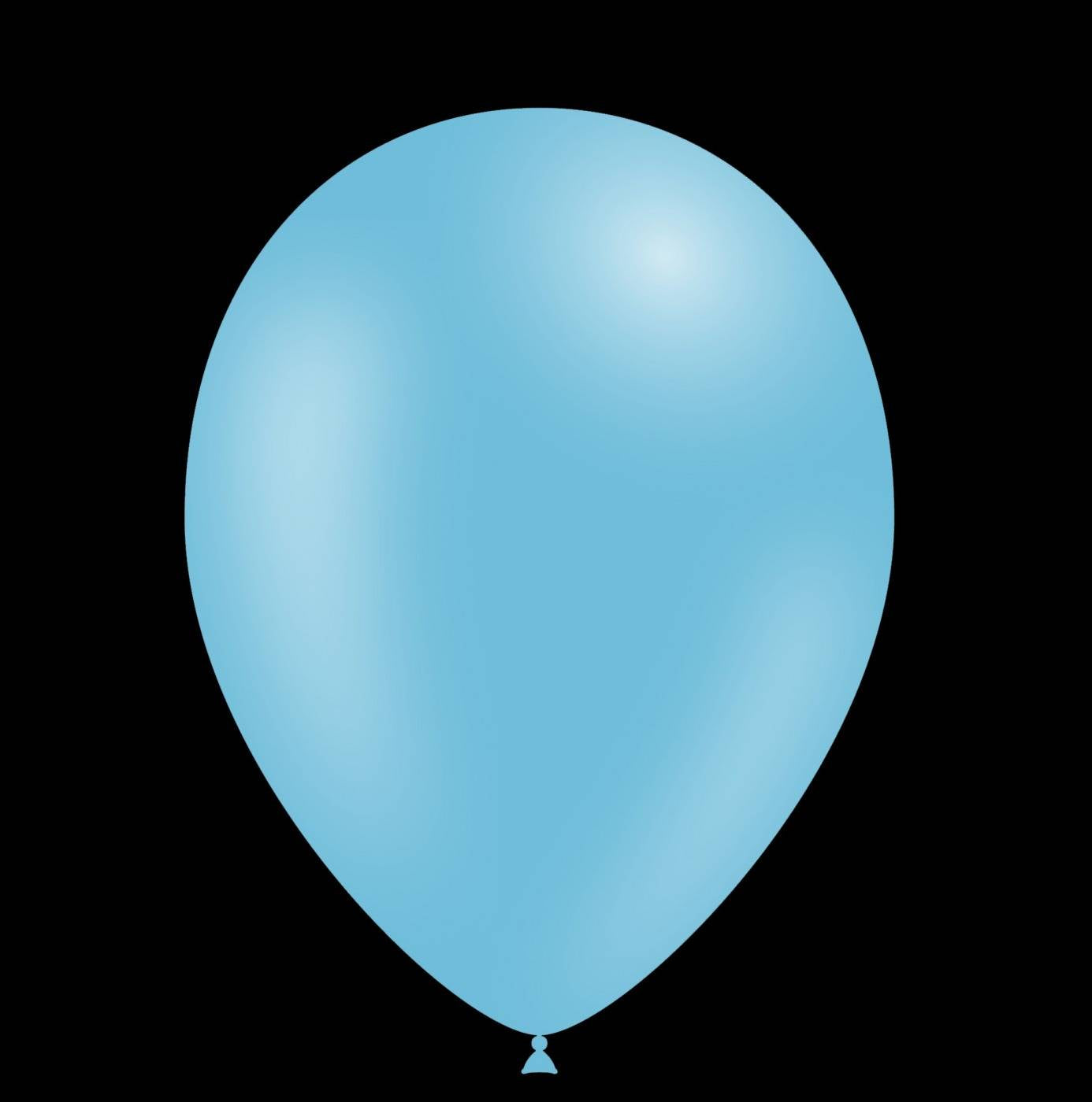 Lichtblauwe ballonnen - 28cm (25 Stuks)