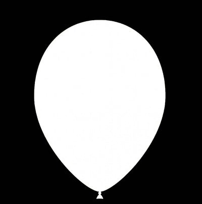Witte ballonnen - 28cm (25 Stuks)