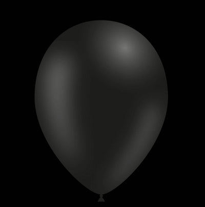 Zwarte ballonnen - 28cm (25 Stuks)