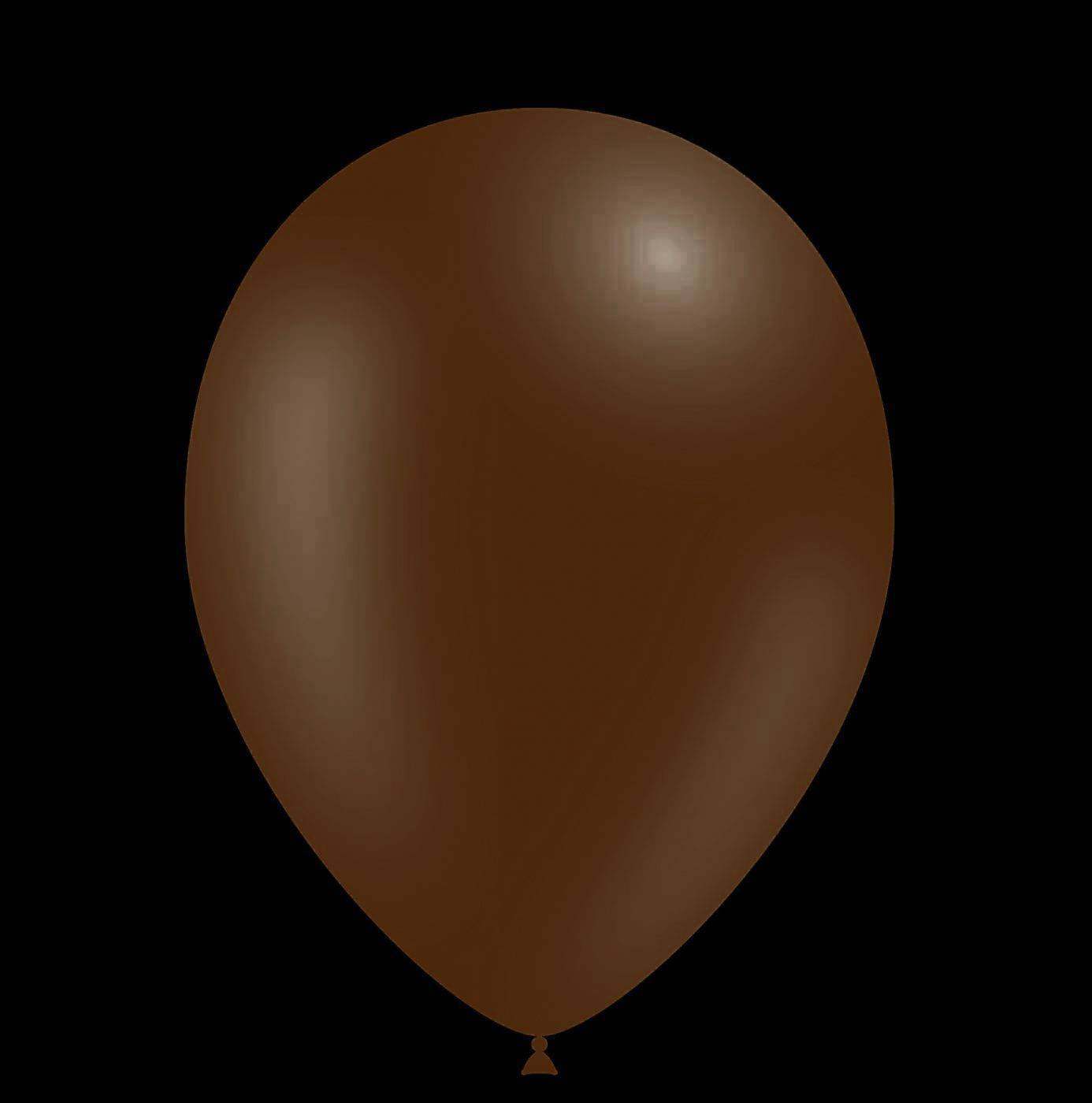 Bruine ballonnen - 28cm (25 Stuks)