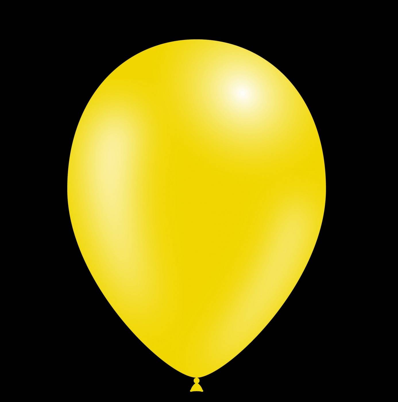 Gele ballonnen - Metallic - 26cm (25 Stuks)