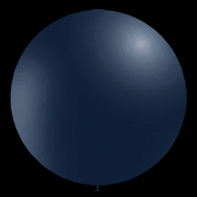 Donkerblauwe ballonnen - Metallic - 87cm