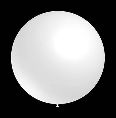 Witte ballonnen - Rond - 30cm (50 Stuks)