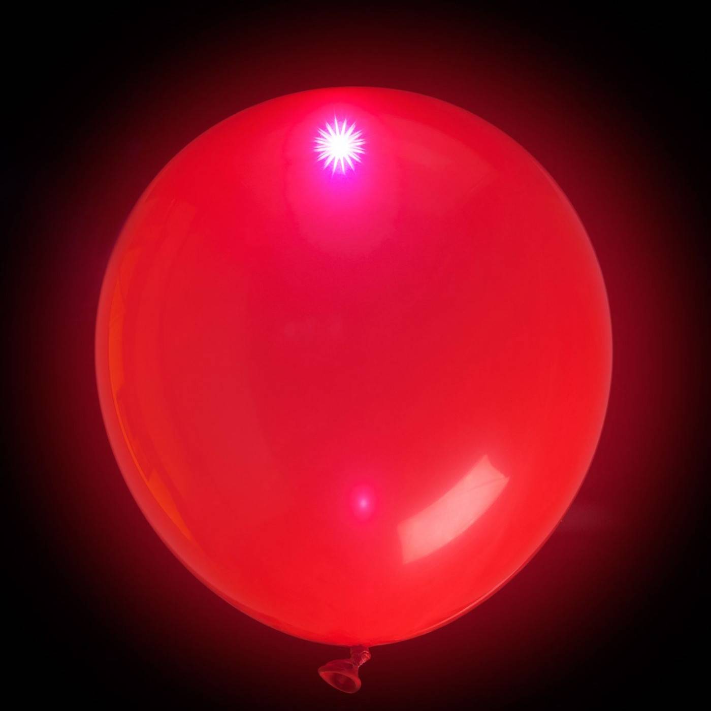 LED ballon rood (5 stuks)