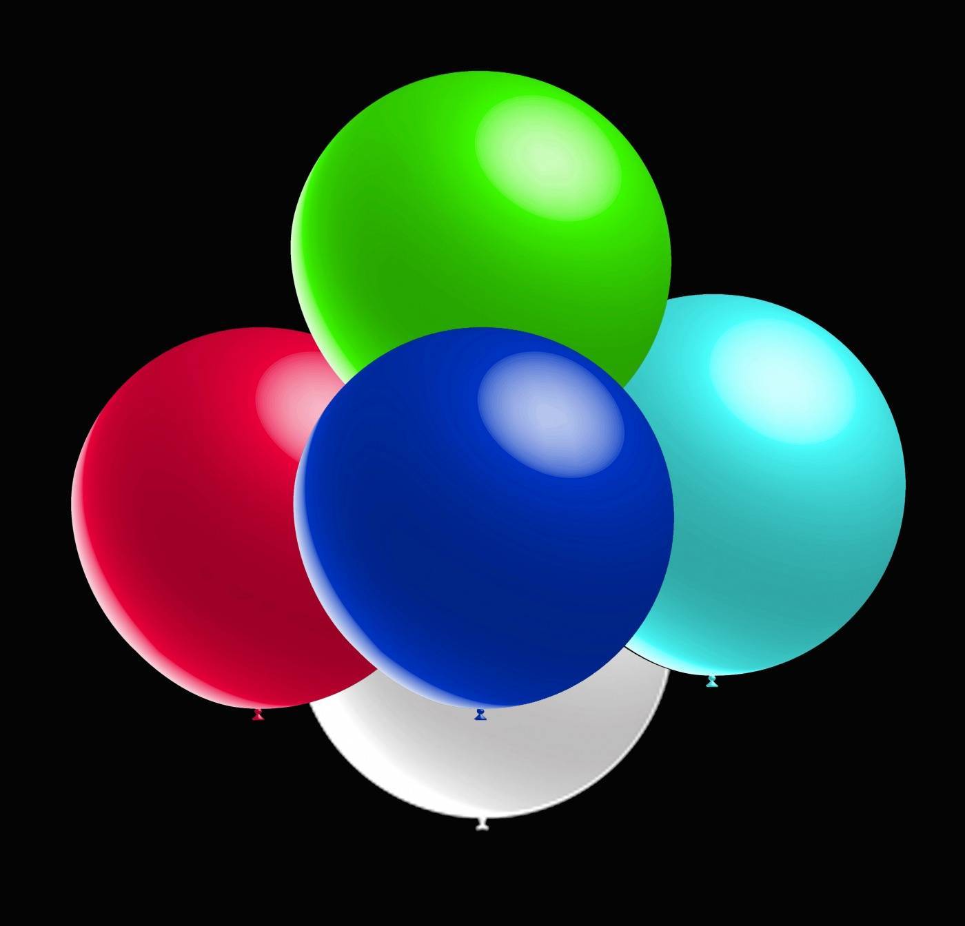 Gekleurde ballonnen - Metallic rond - 28cm (50 Stuks)