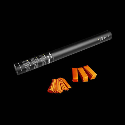 MagicFX handmatige confetti shooter 50 cm oranje