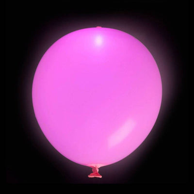 LED Ballon Roze (5 stuks)