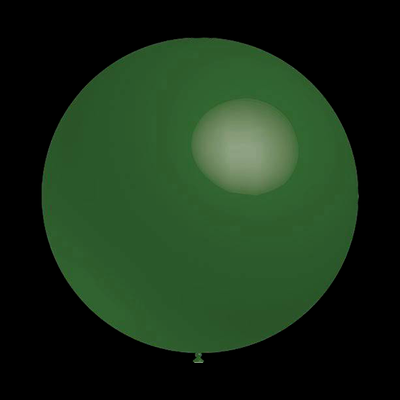 Donkergroene ballonnen - Rond - 30cm (50 stuks)