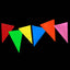 Vlaggenlijn - Multicolor - 10m