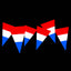 Vlaggenlijn - Nederland - 10m