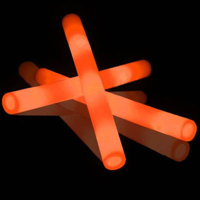 LED Foam Sticks Oranje (10 Stuks)