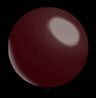 Bordeaux Rode Ballonnen - Metallic rond - 28cm (100 Stuks)