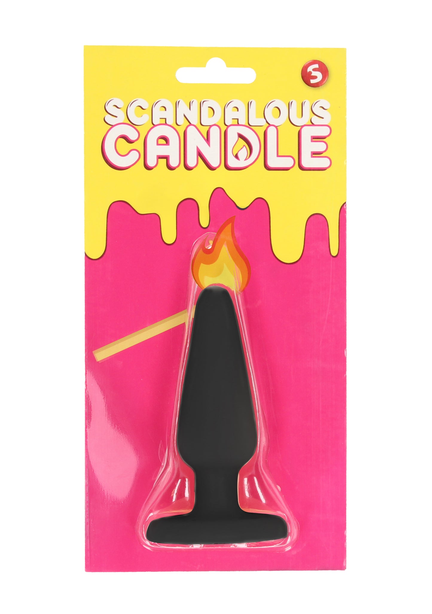 Scandalous Candle - Buttplug Kaars - Zwart
