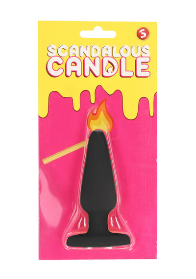 Scandalous Candle - Buttplug Kaars - Zwart