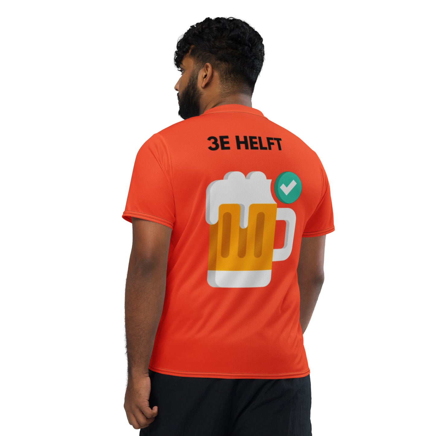 T-shirt - 3e Helft Voetbal Shirt - Oranje