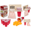 Beer Pong Plank + 12 Red Cups + 12 Ballen