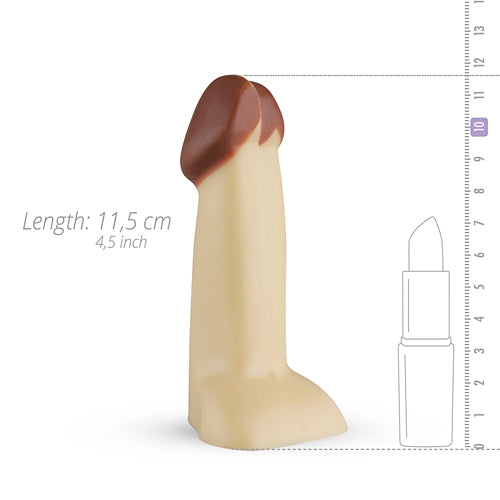 Chocolade penis wit