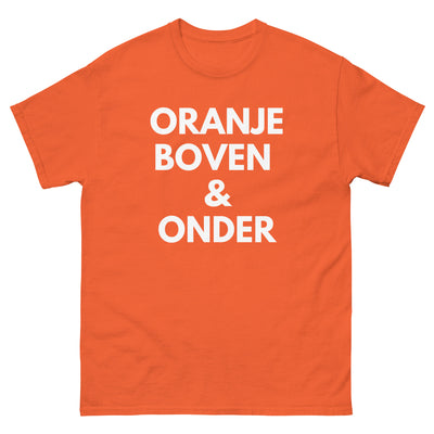 Oranje Boven & Onder T-shirt